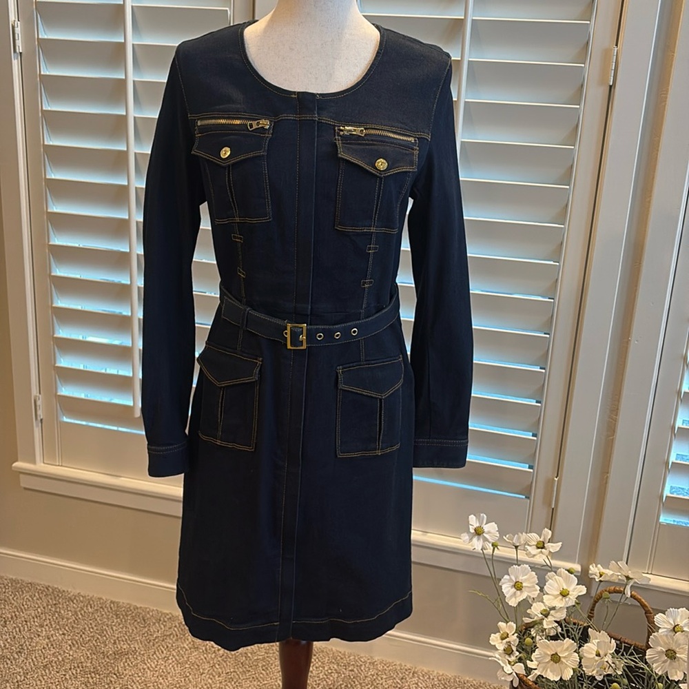 INC International Concepts Denim Dress, Size 6